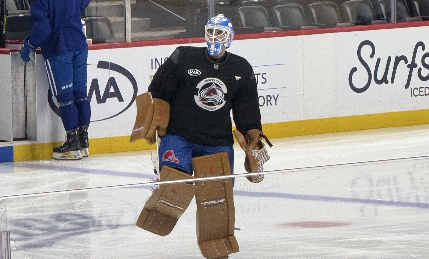 VIDEO: Scott Wedgewood’s mask in Nordiques colors is sensational