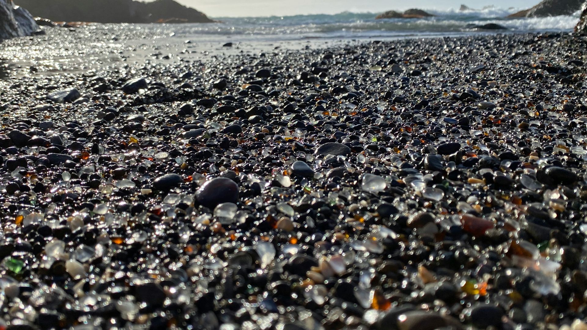 3. Glass Beach, Fort Bragg, Californie