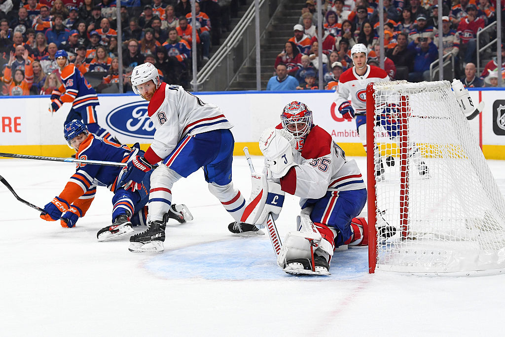 Samuel Montembeault gave away as many goals yesterday as Jakub Dobes has since May