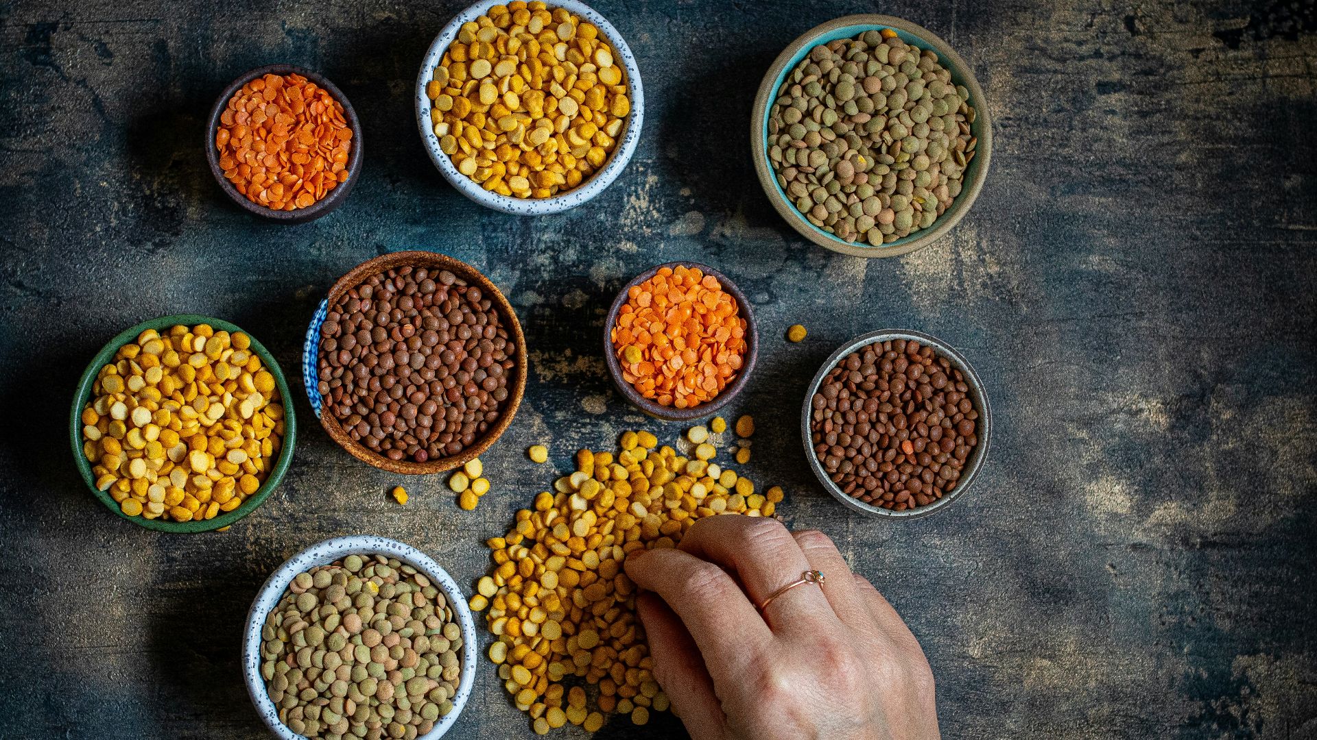 10. Haricots et lentilles