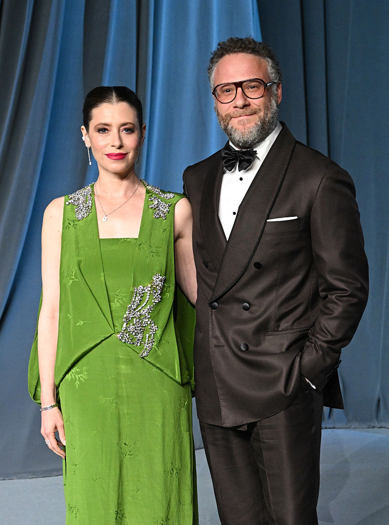 Lauren Miller and Seth Rogen