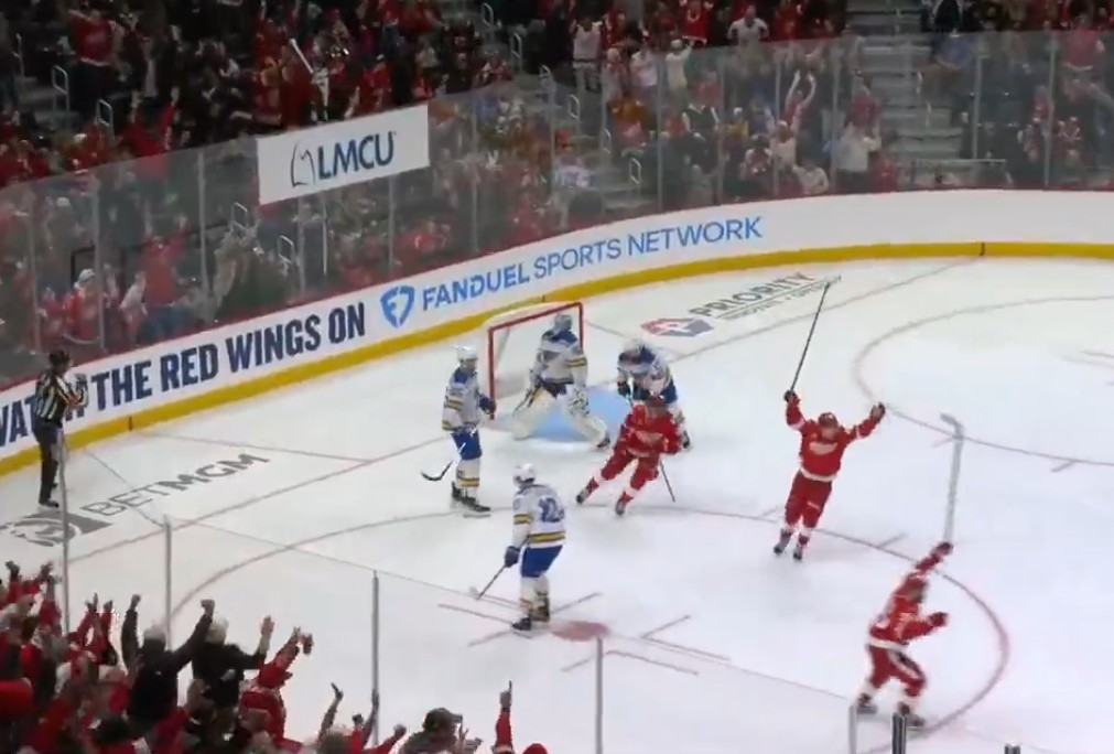 Top-5: Red Wings erase four-goal deficit to win