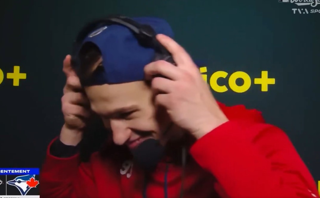 Rookie party: Ivan Demidov leaves an interview to avoid the subject