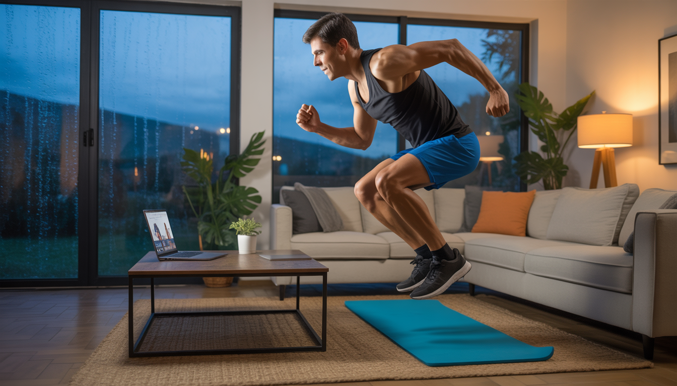 3. Teste une séance de HIIT dans ton salon