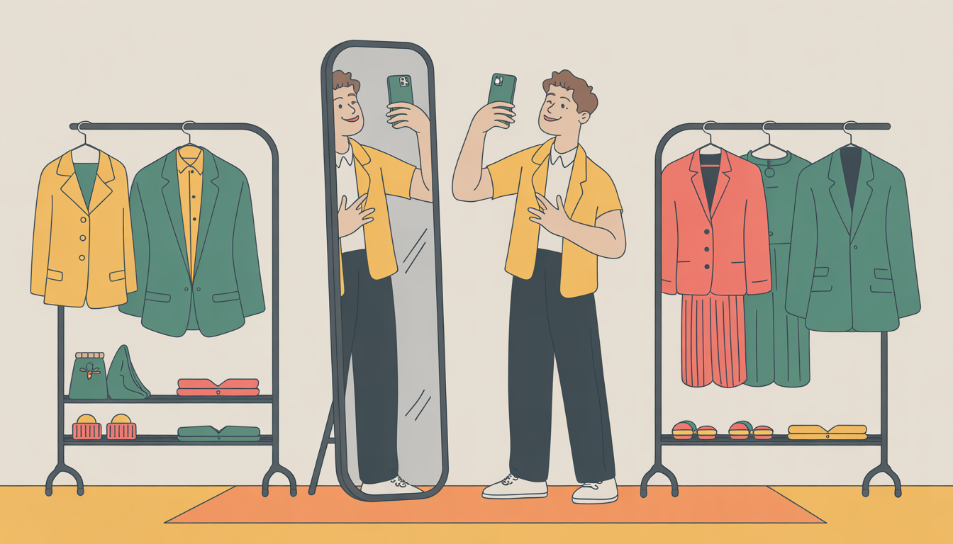 7. Relève un défi mode devant le miroir