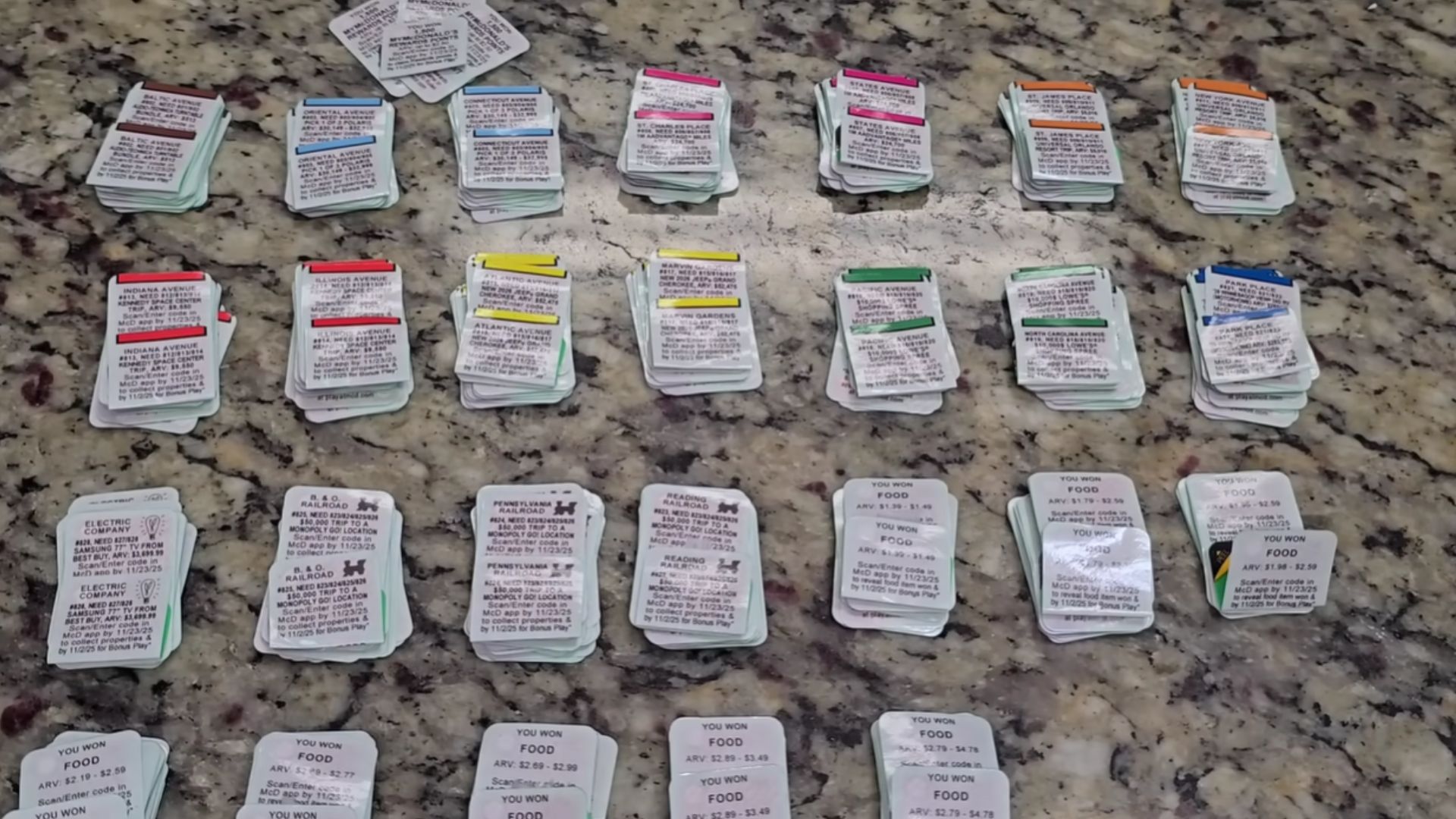 18. Le jeu de Monopoly de McDonald's a été impliqué dans un scandale de fraude