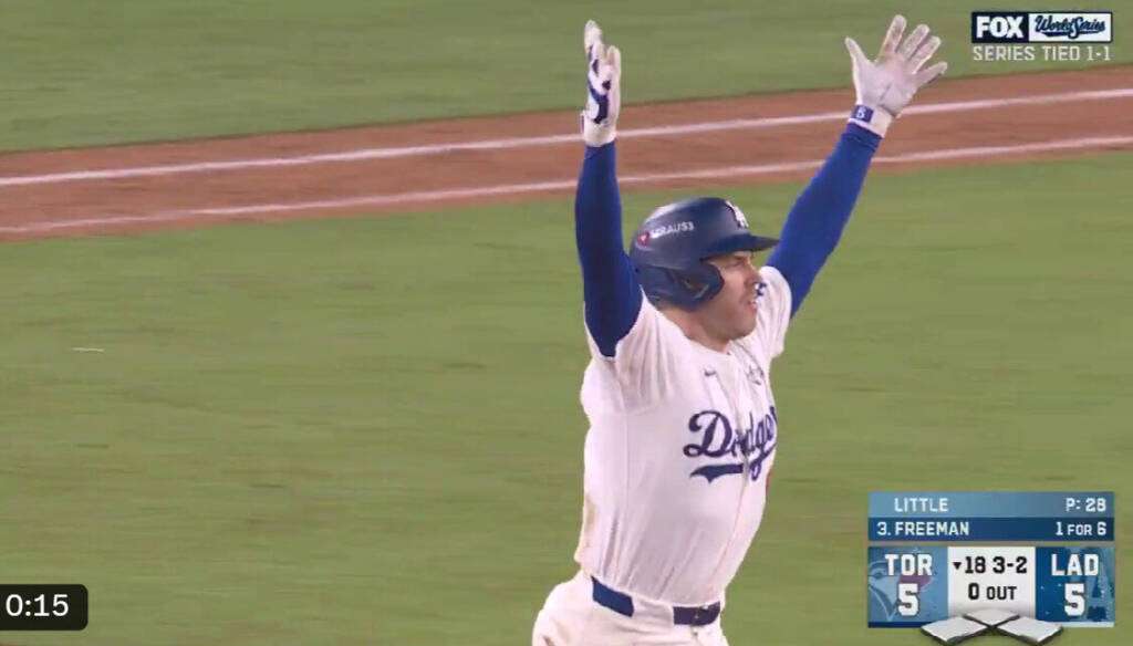 Freddie Freeman hits game-winning home run in… 18th inning
