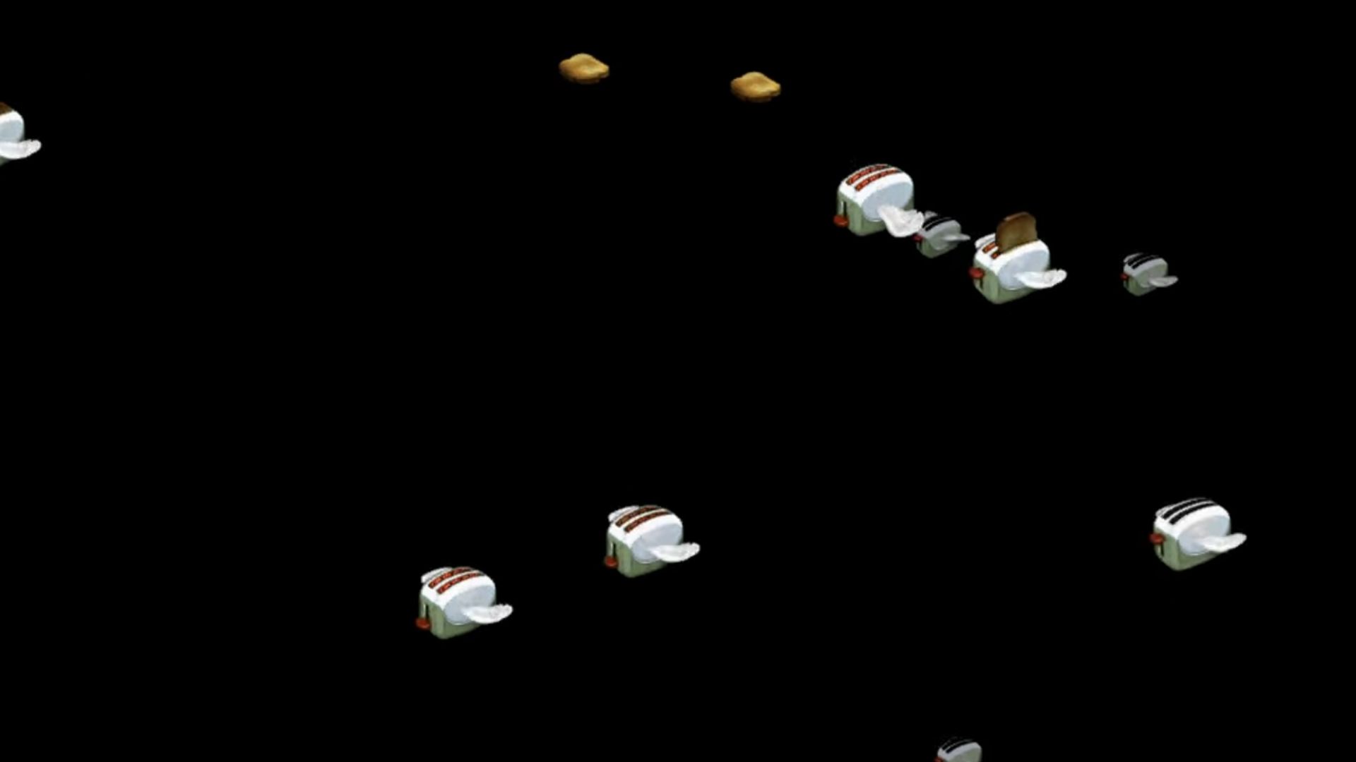 11. Économiseurs d'écran similaires à "Flying Toasters" (grille-pain volants)
