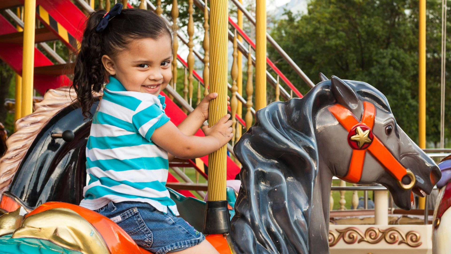17. Premier manège dans un parc d'attractions