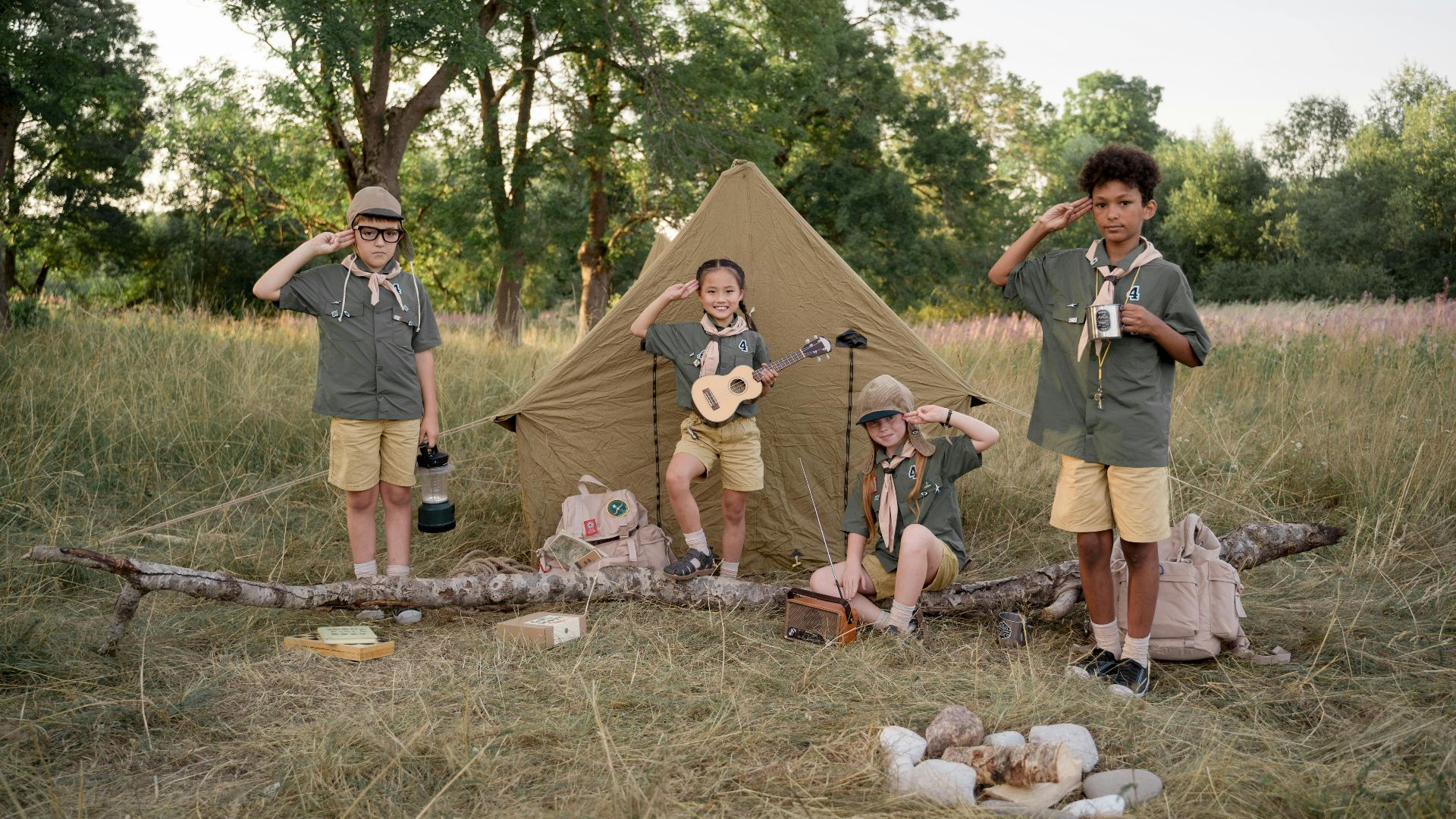 18. Premier voyage de camping des louveteaux