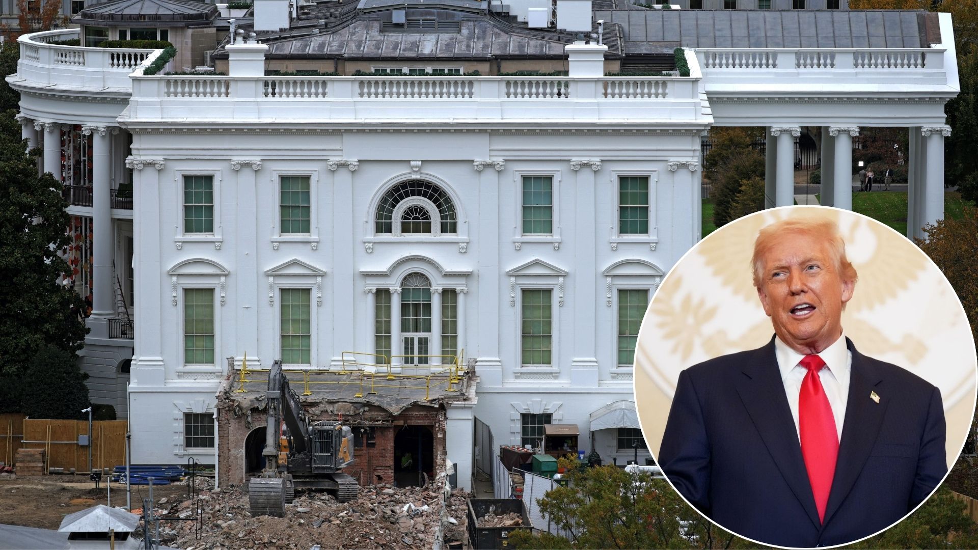 Trump fires the people supposed to watch over his White House renovations