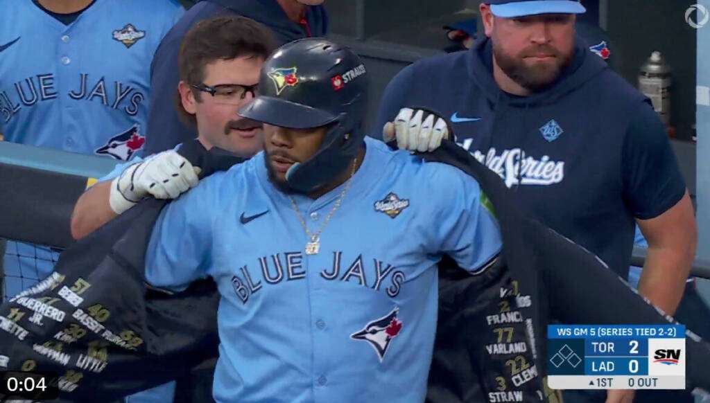 Two home runs to start the game: Blue Jays make World Series history