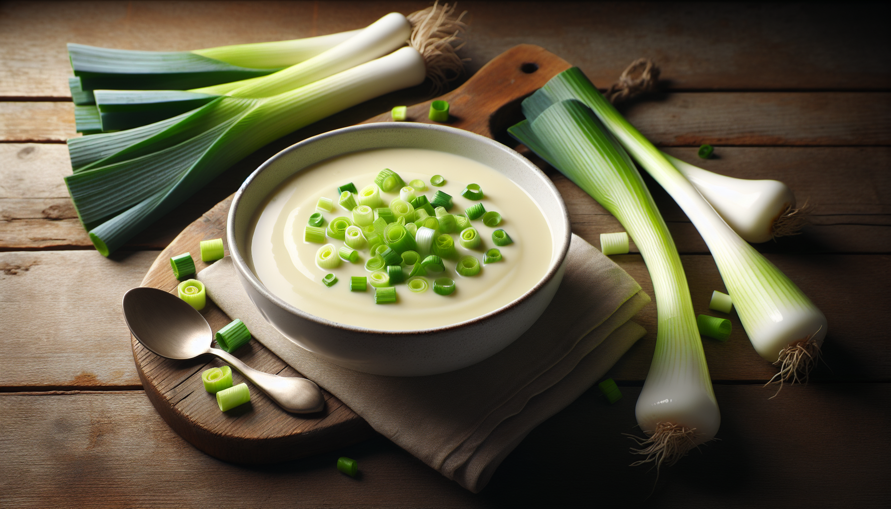 Lauchcremesuppe
