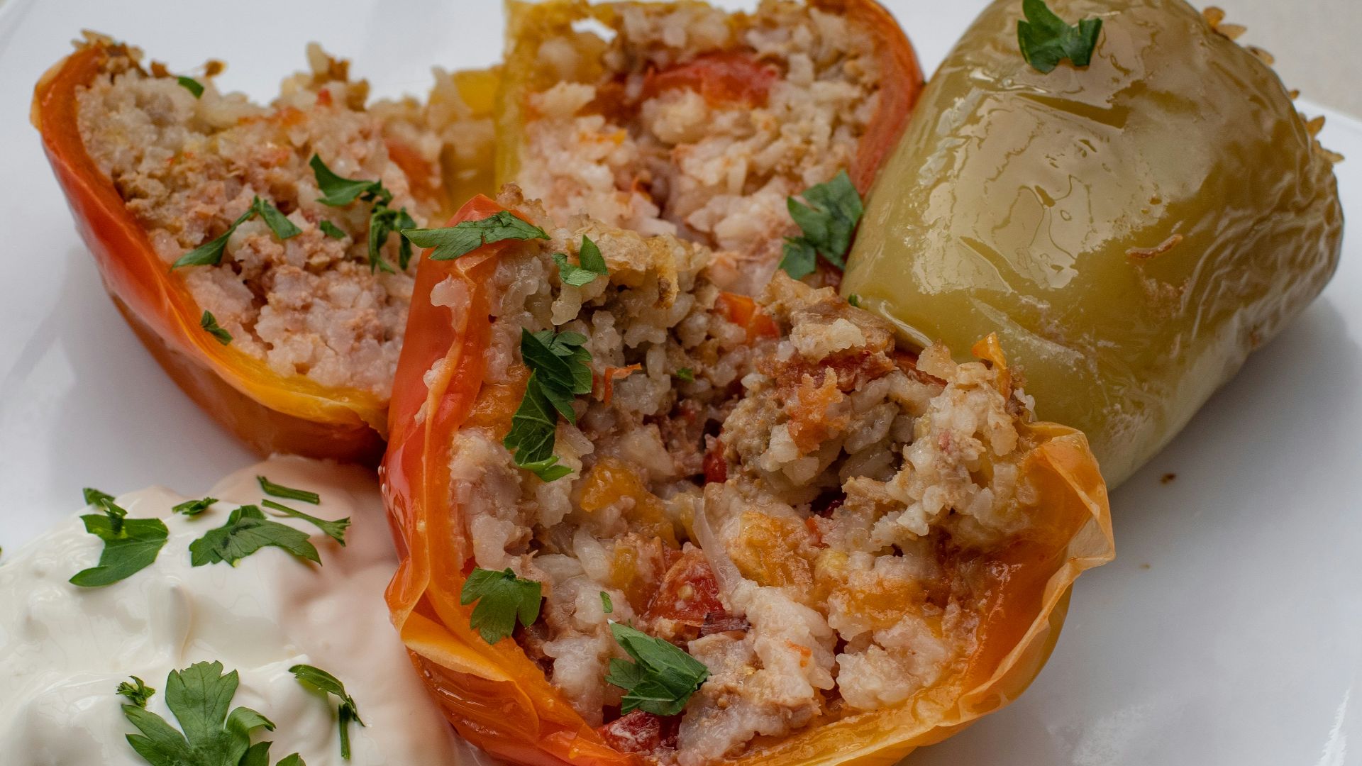 2. Poivrons farcis au bœuf et au quinoa