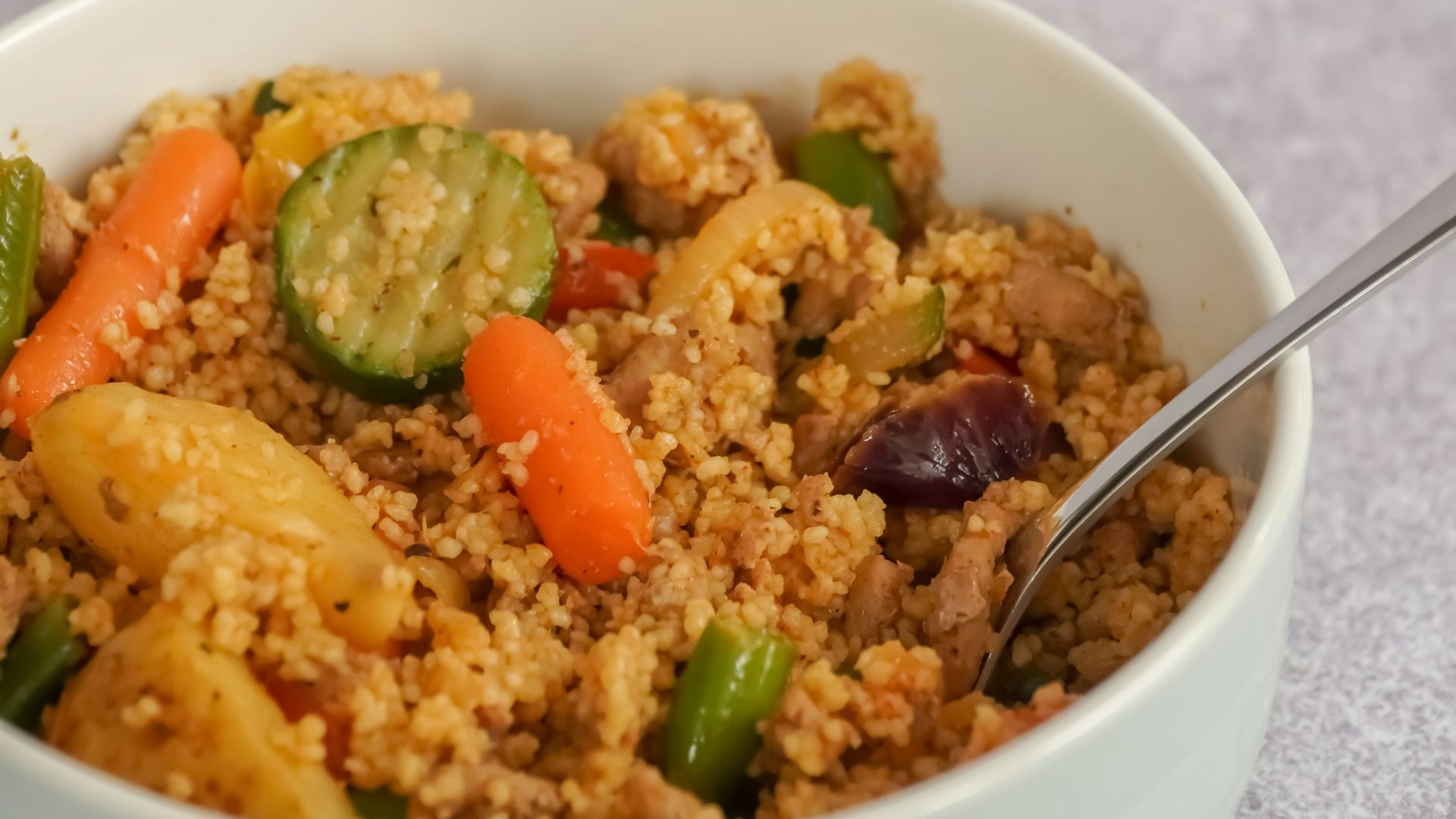 19. Boeuf aux épices marocaines avec couscous