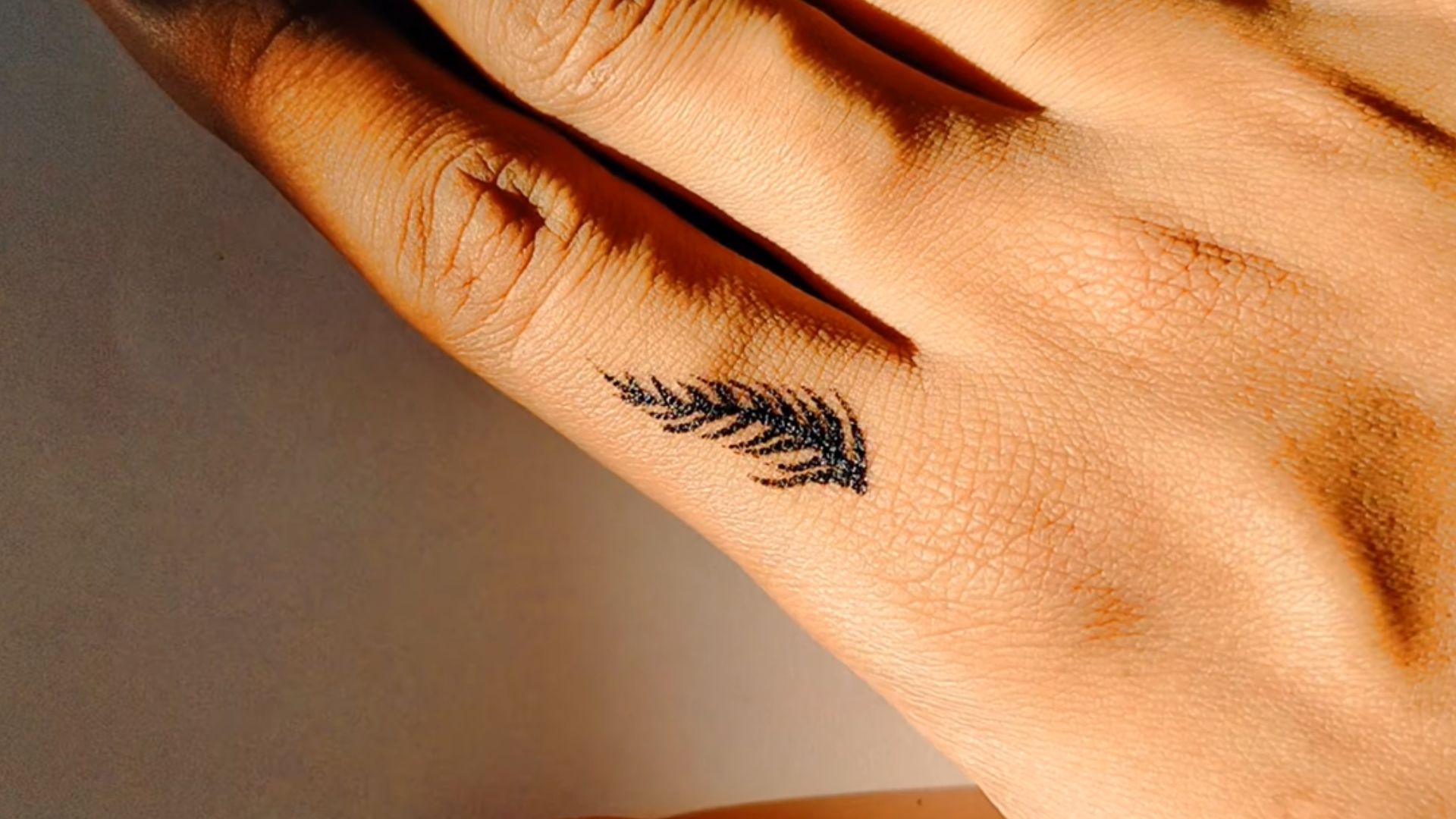 14. Plume minimaliste