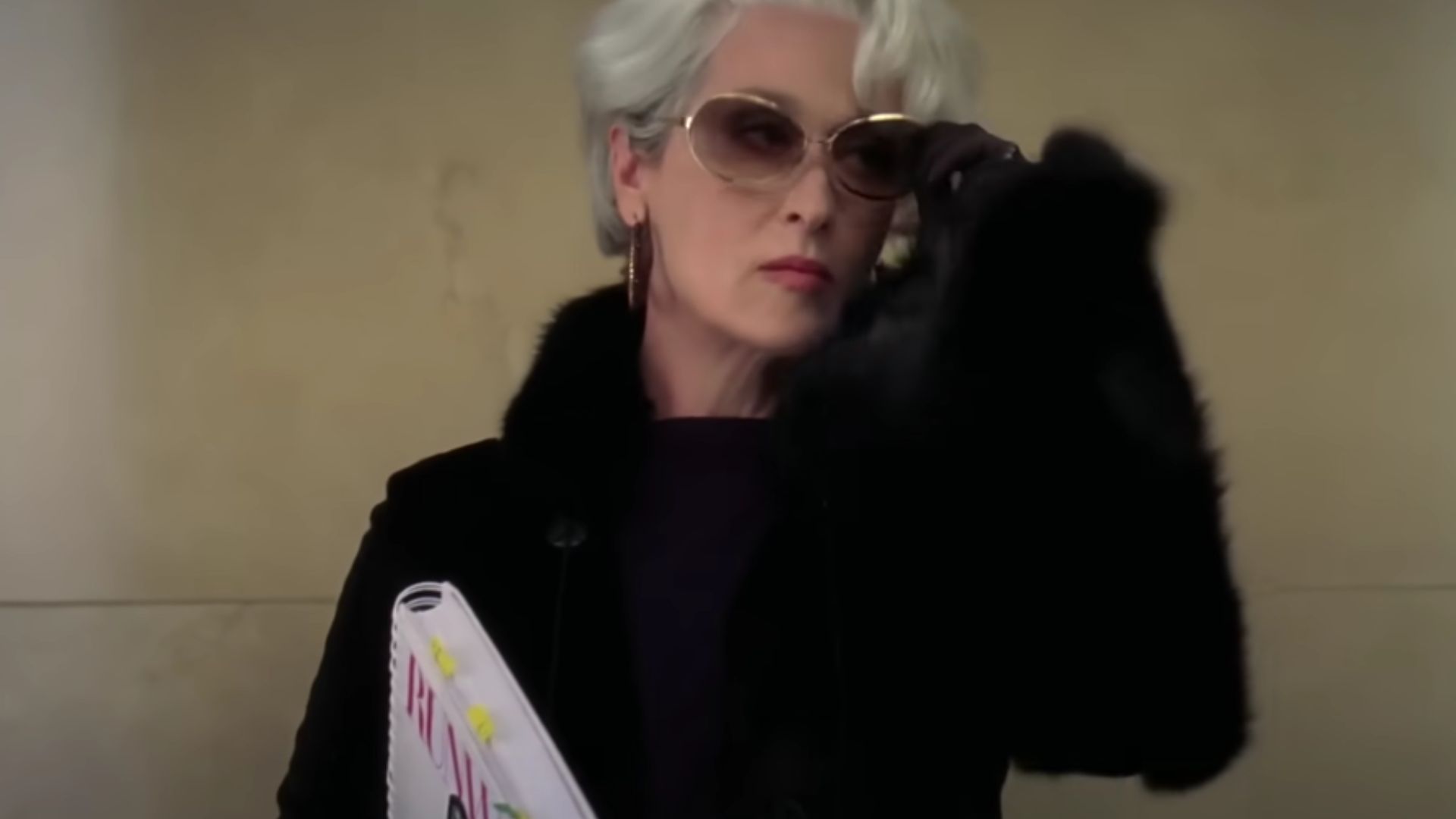 11. Le manteau de fourrure de Miranda Priestly (Le diable s'habille en Prada)