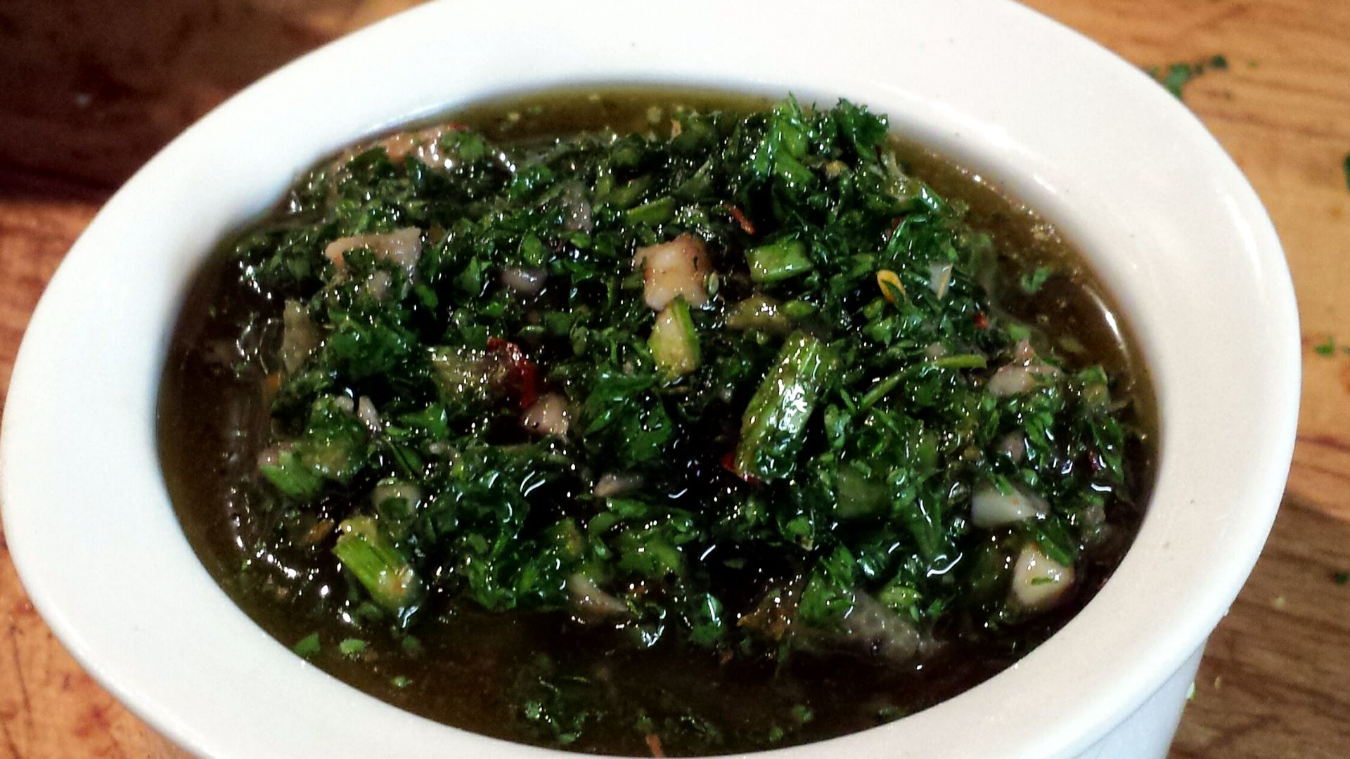 3. Chimichurri (à base de persil)