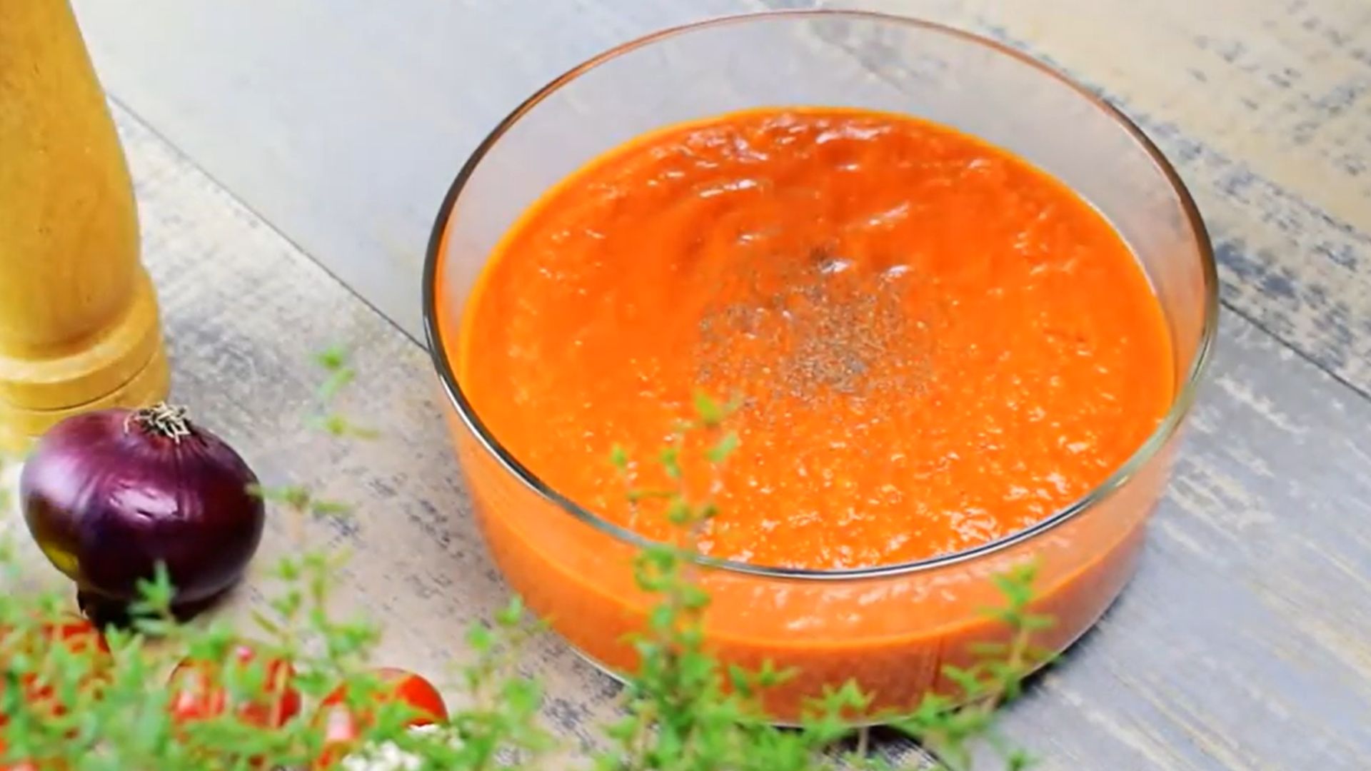 9. Sauce aux poivrons rouges grillés