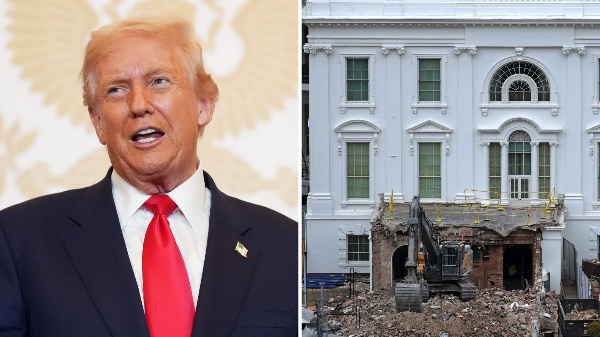 Trump congédie les personnes chargées de surveiller ses rénovations de la Maison-Blanche