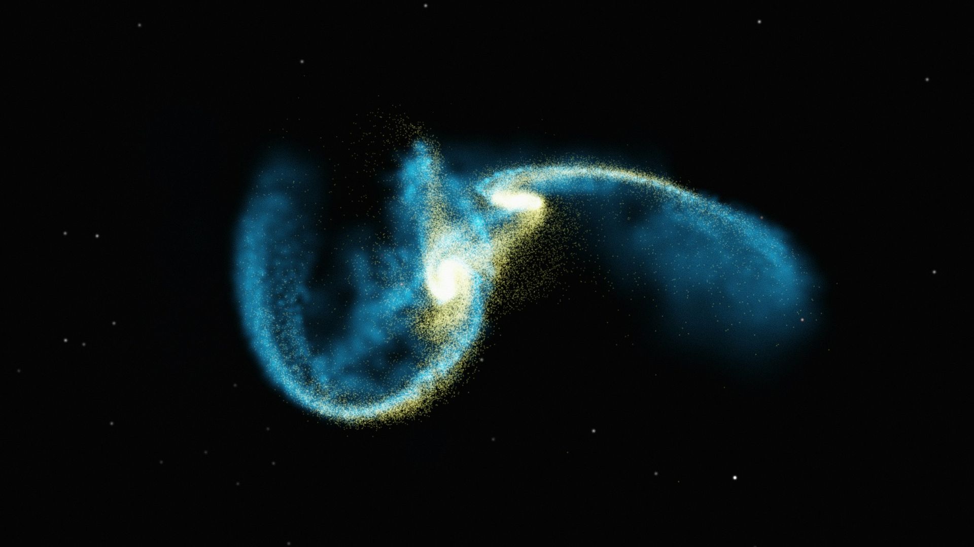 17. Galaxies en collision