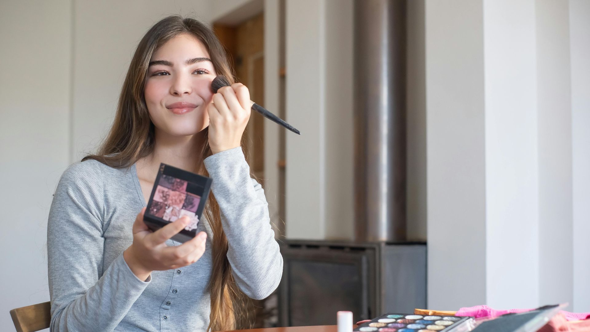 7. Ignorer l'emplacement du fard à joues en fonction de la forme du visage