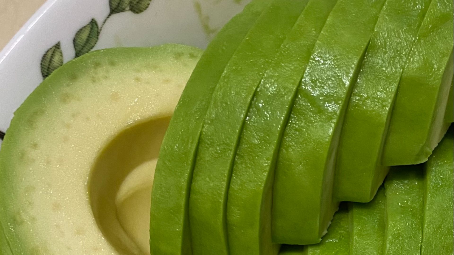 6. Tranches d'avocat au sel de mer