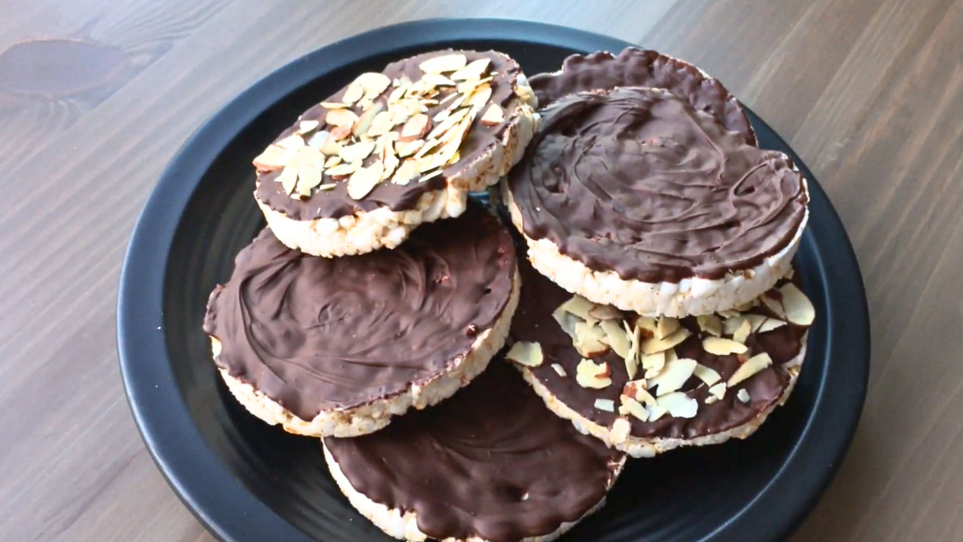 6. Gâteaux de riz avec enrobage aromatisé