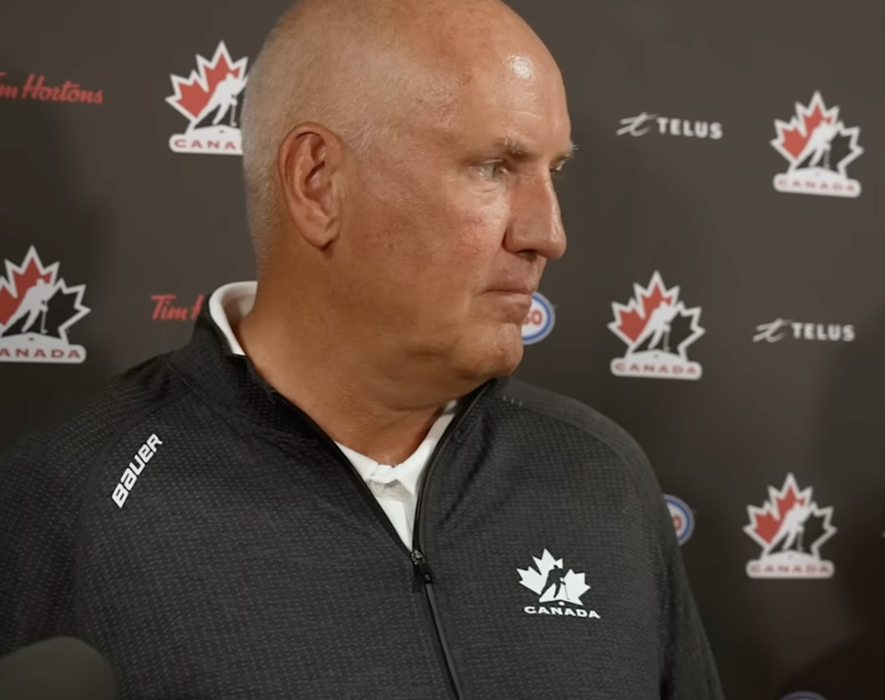 Doug Armstrong in Montreal tonight