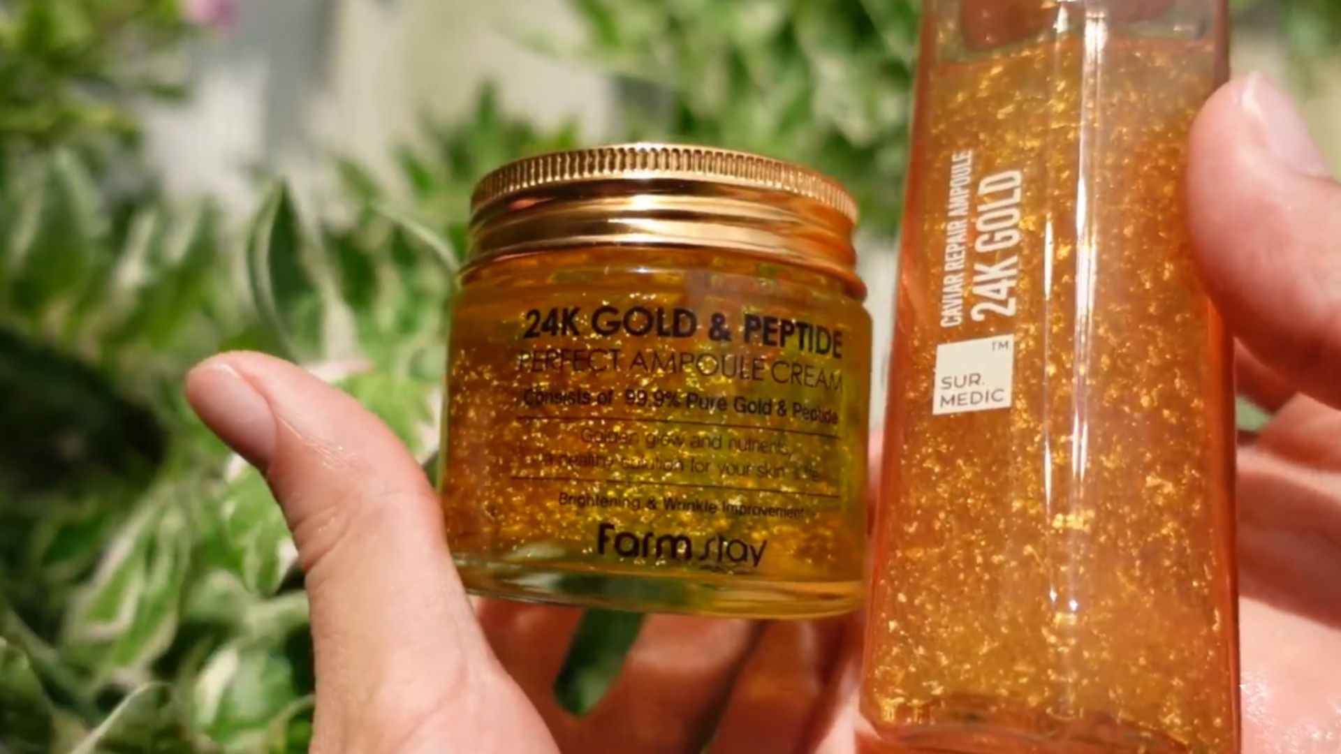 7. Produits de soin infusés d'or