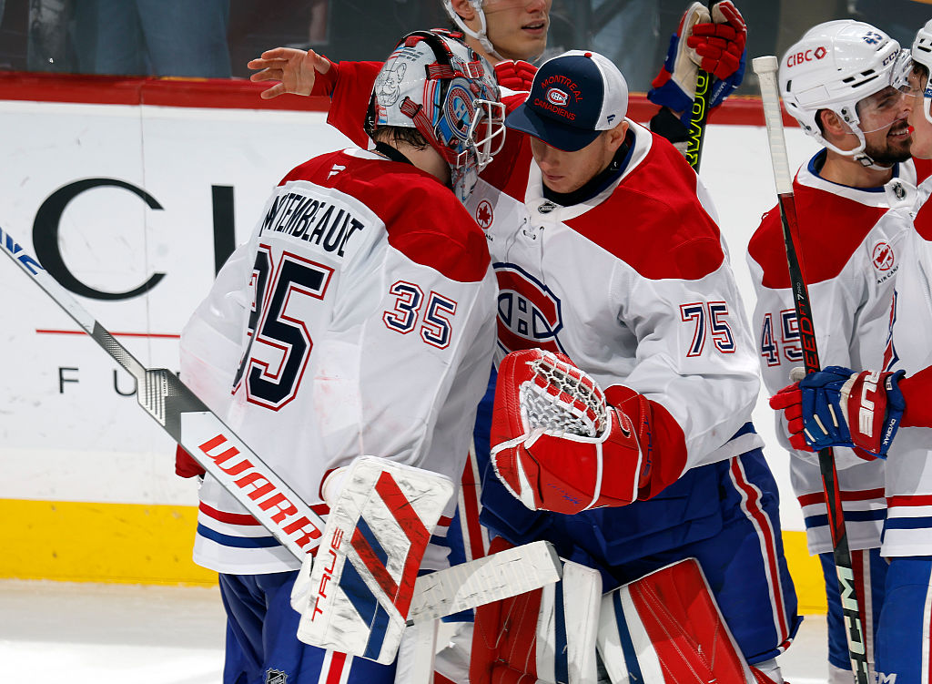 Jakub Dobes must have flipped when he heard his coach talking about Samuel Montembeault