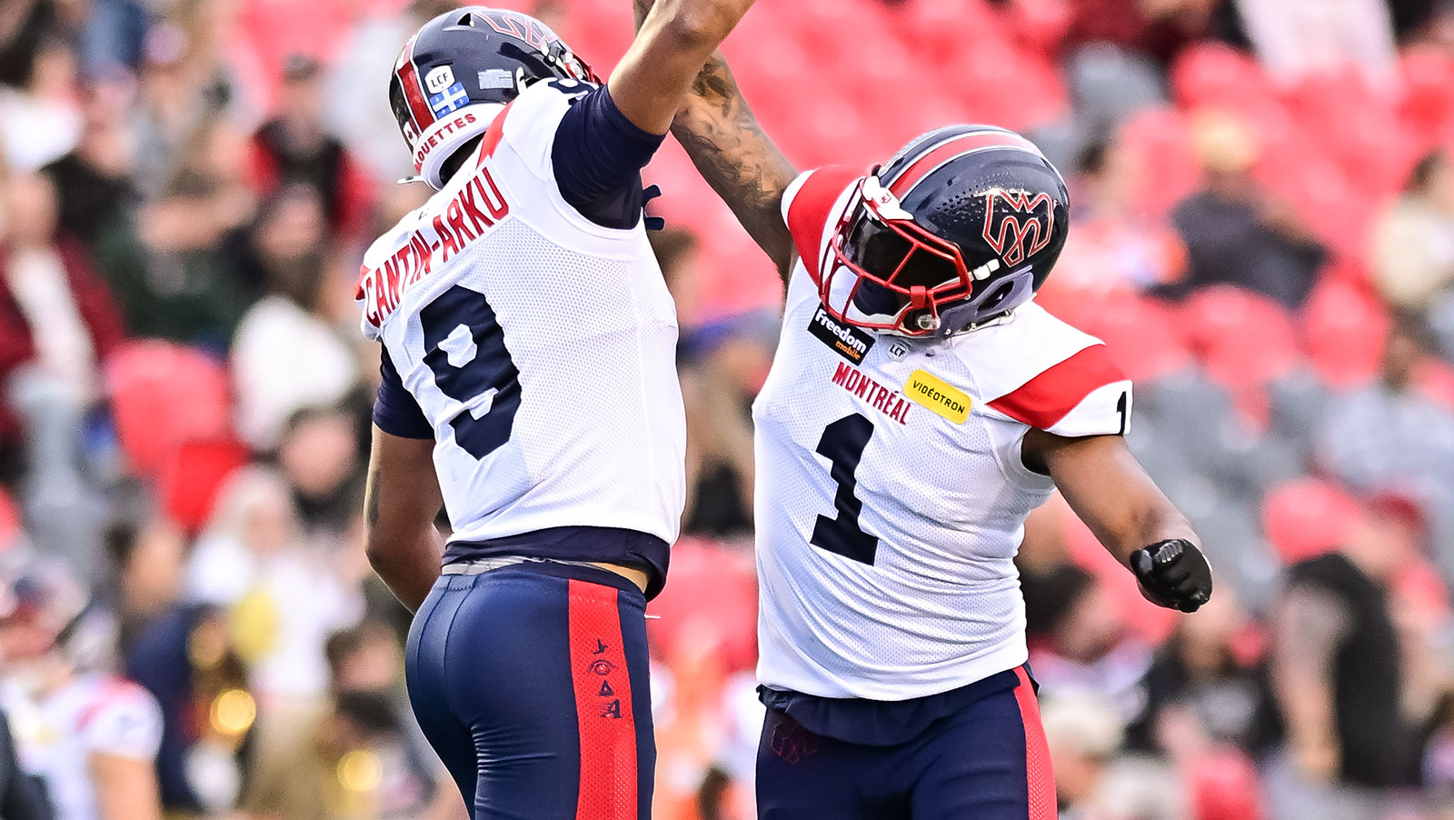 Geoffrey Cantin-Arku and the Alouettes send a message to the Tiger-Cats