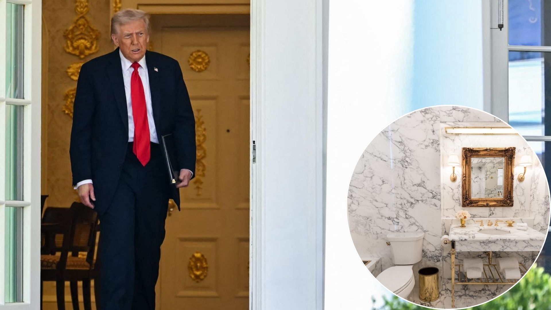 La nouvelle obsession de Trump: les toilettes rénovées