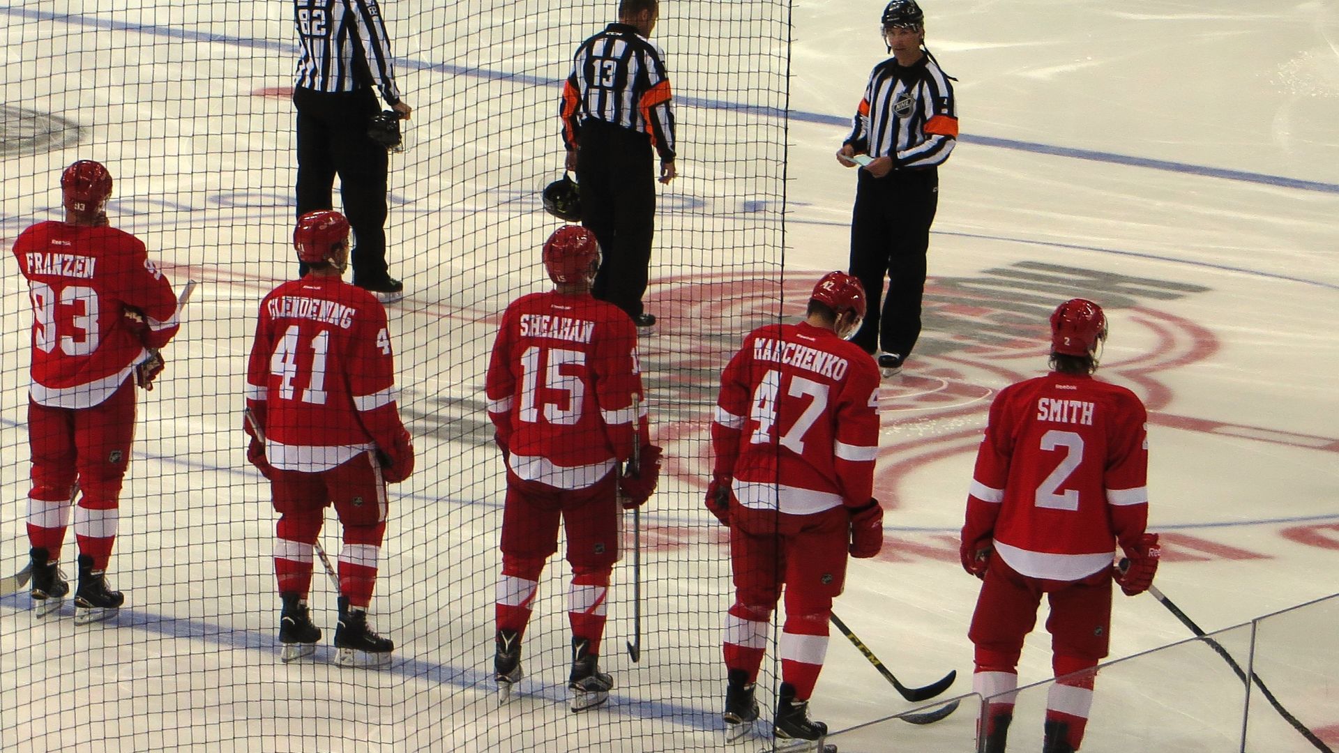 6. Les Red Wings de Détroit