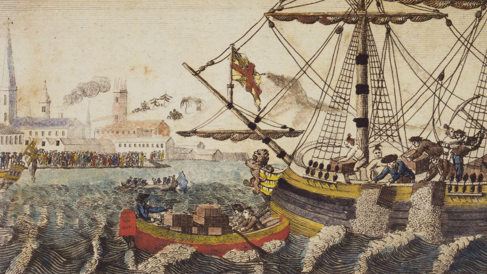 11. La Boston Tea Party fut une émeute chaotique