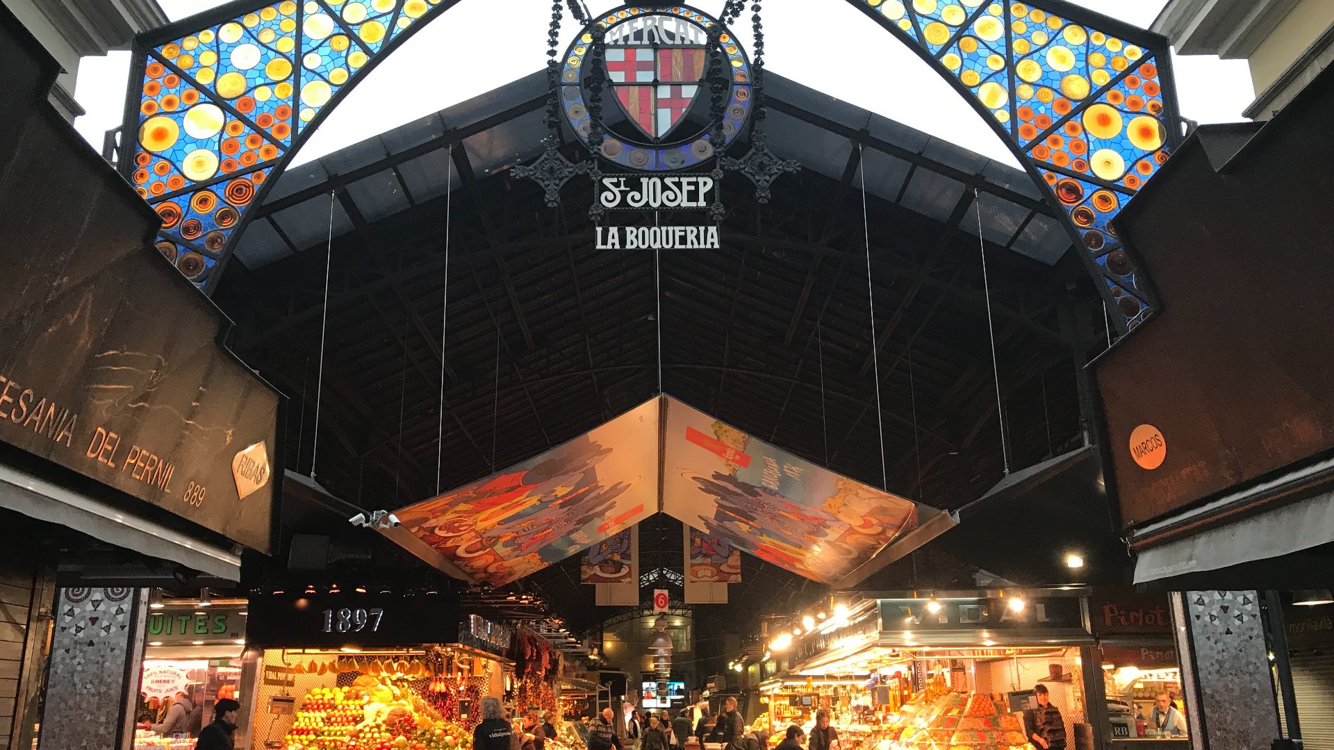 9. La Boqueria, Barcelone, Espagne