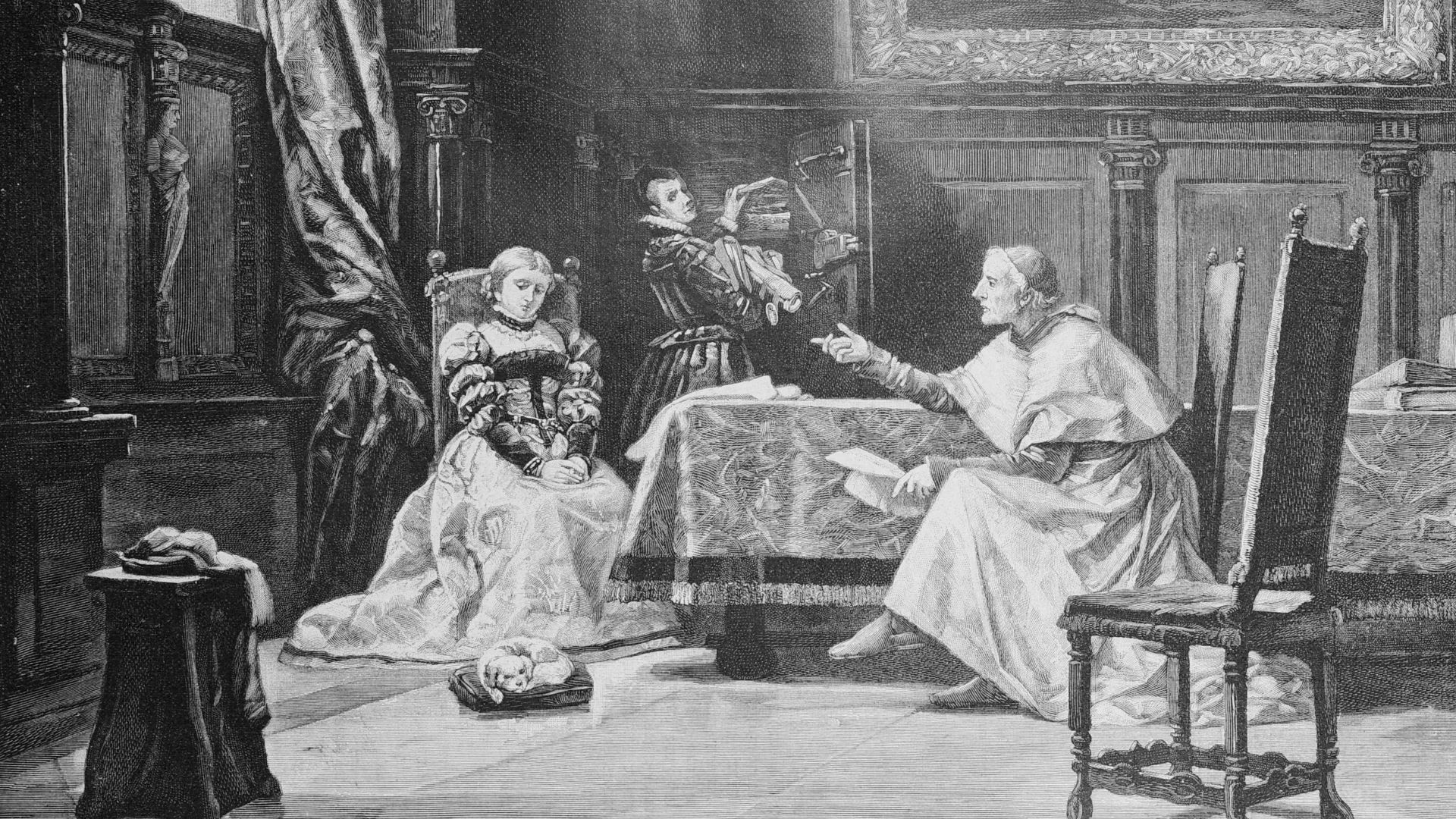 6. Elle s'intéressait beaucoup à la politique