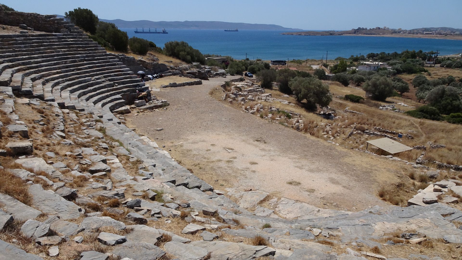 1. Théâtre de Thorikos - Grèce (6e s. av. J.-C.)