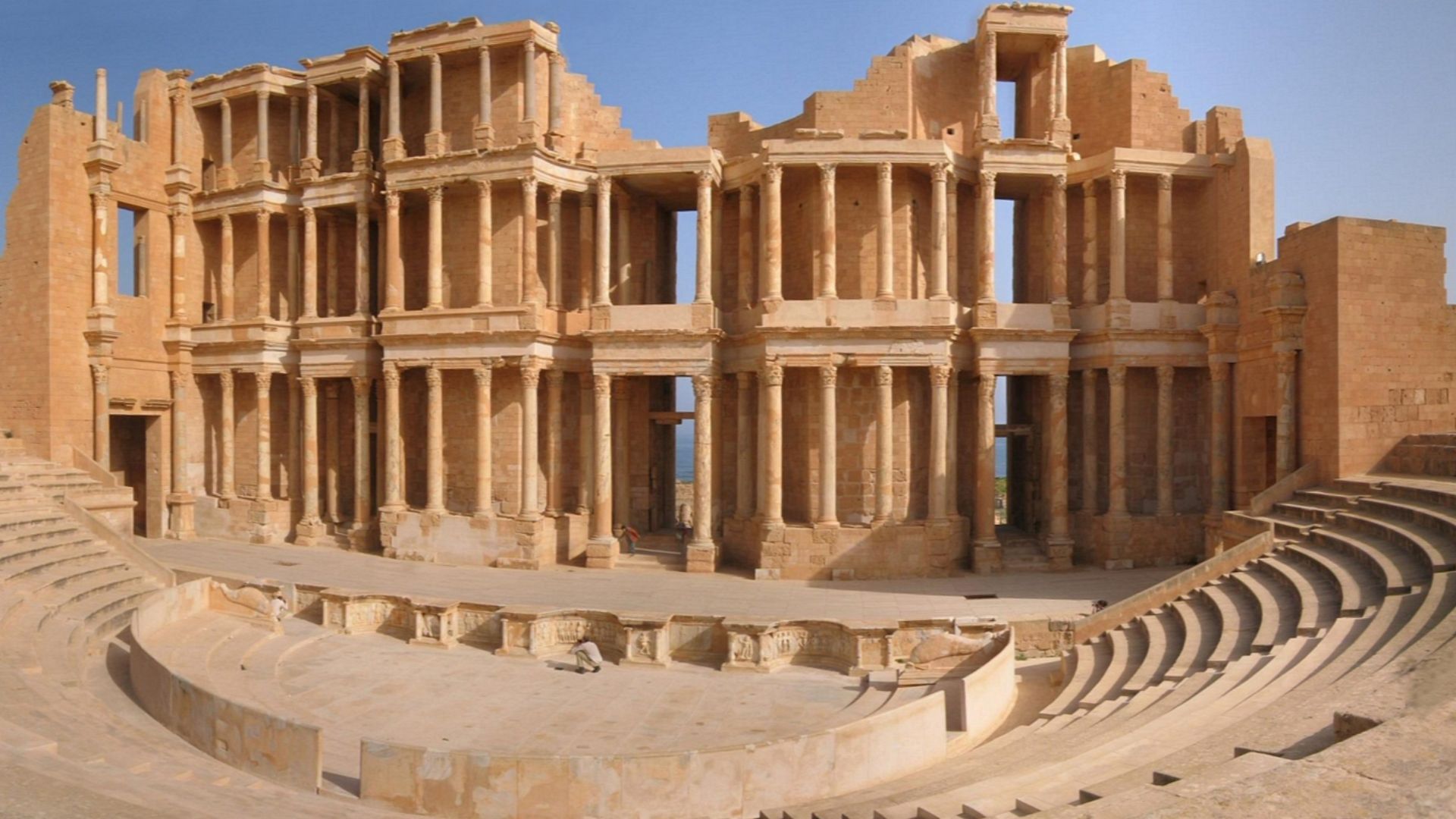 11. Théâtre romain de Sabratha - Libye (IIe siècle apr. J.-C.)