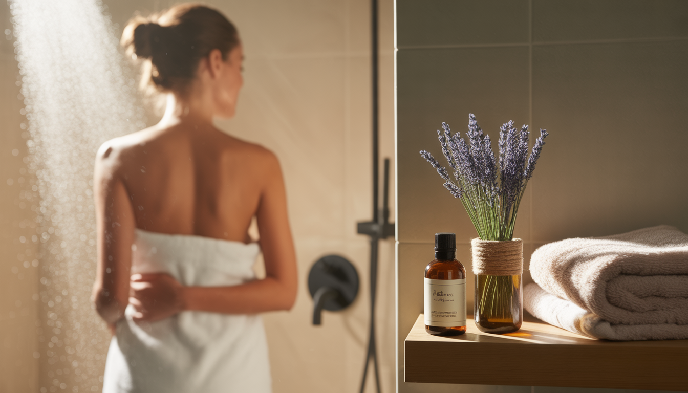 5. Prends une douche tiède et relaxante