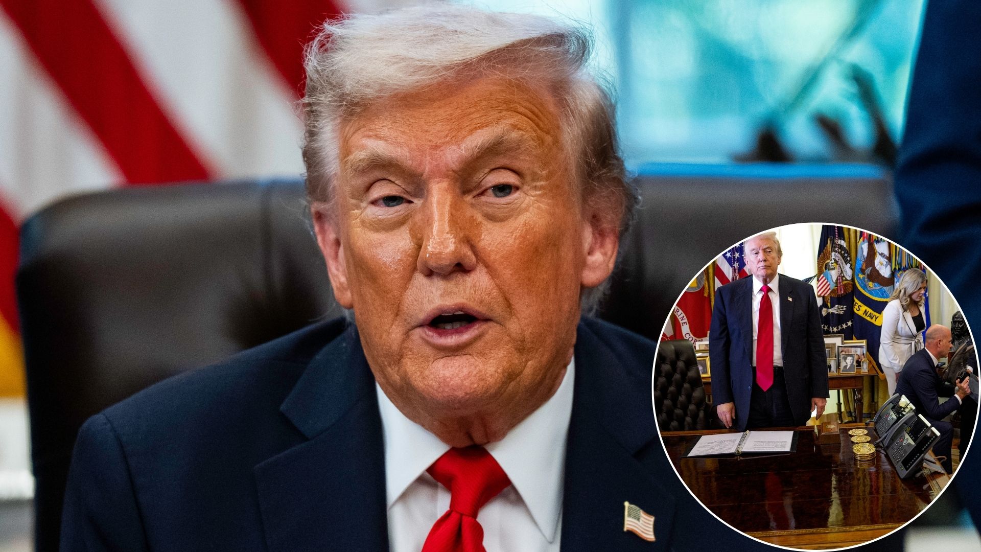 Trump fige face à une urgence médicale et le moment devient viral