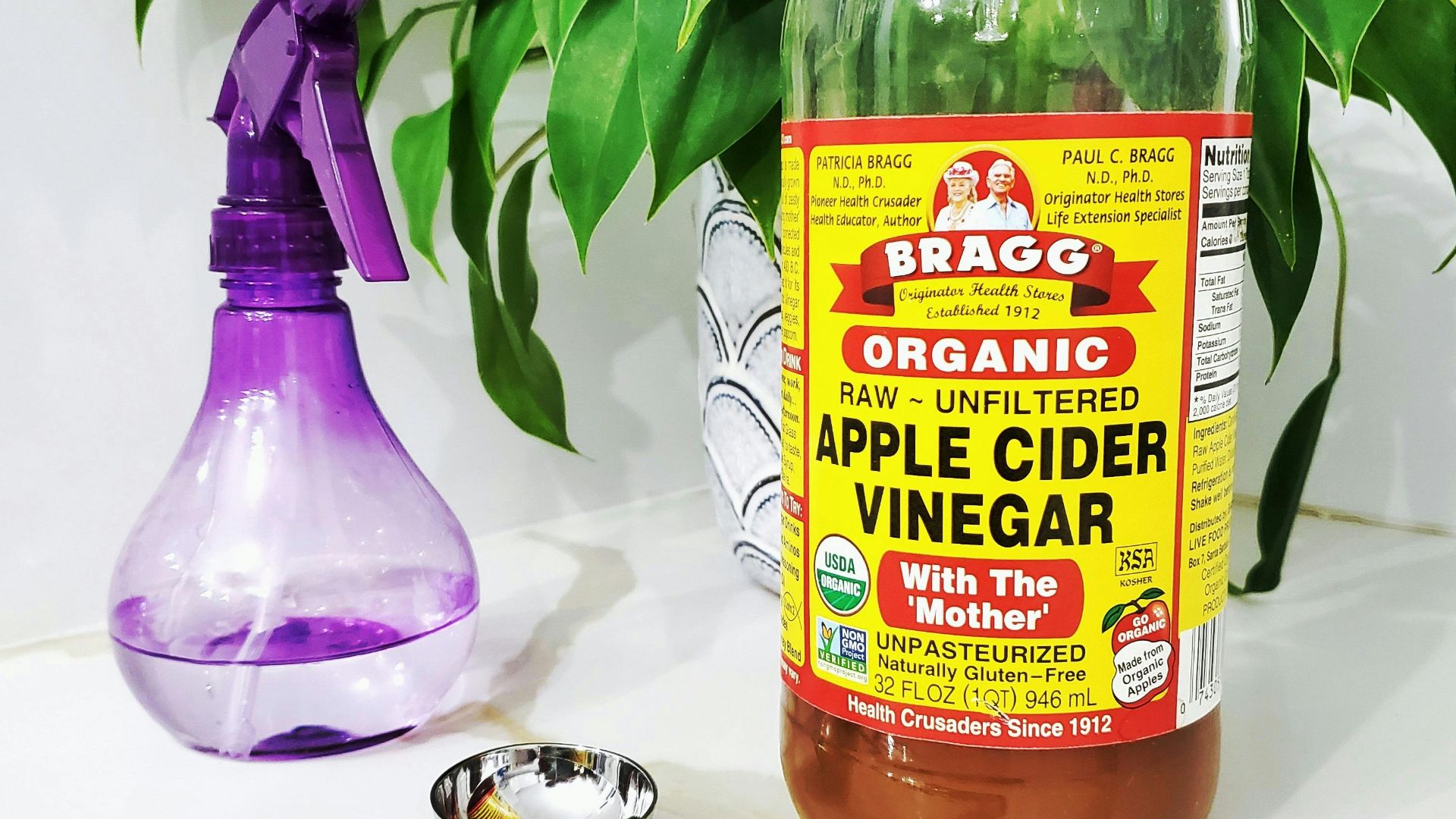 10. Rincer avec du vinaigre de cidre de pomme dilué