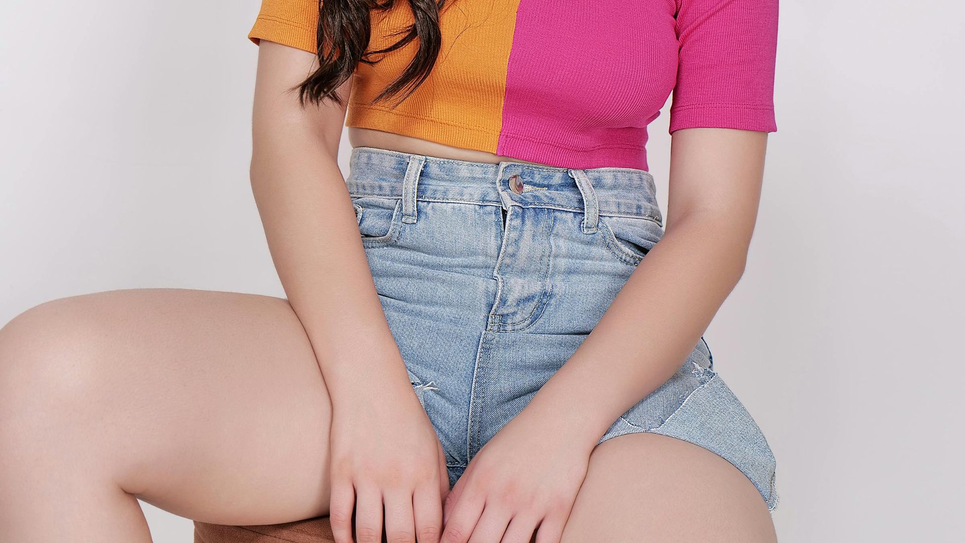 15. Short à taille haute