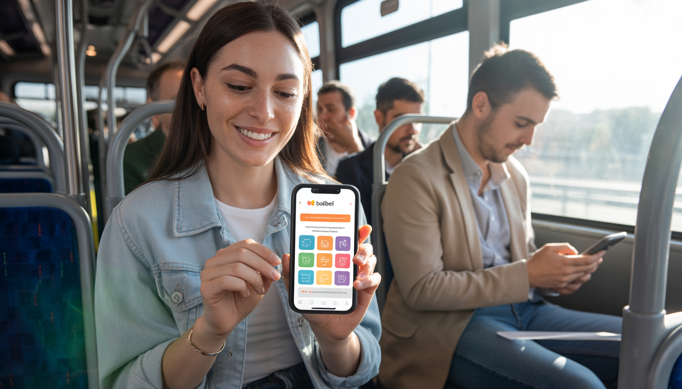 1. Utilise une appli interactive comme Babbel
