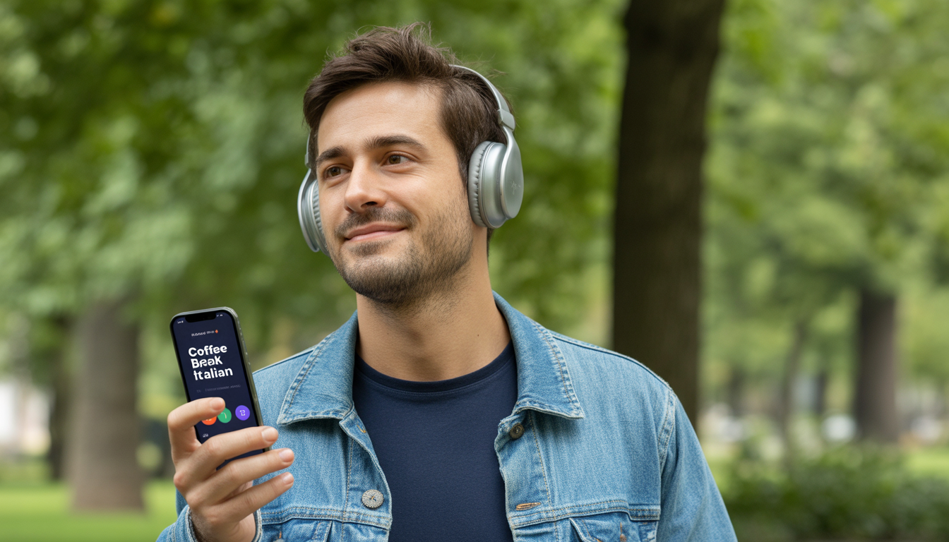 2. Écoute des podcasts italiens