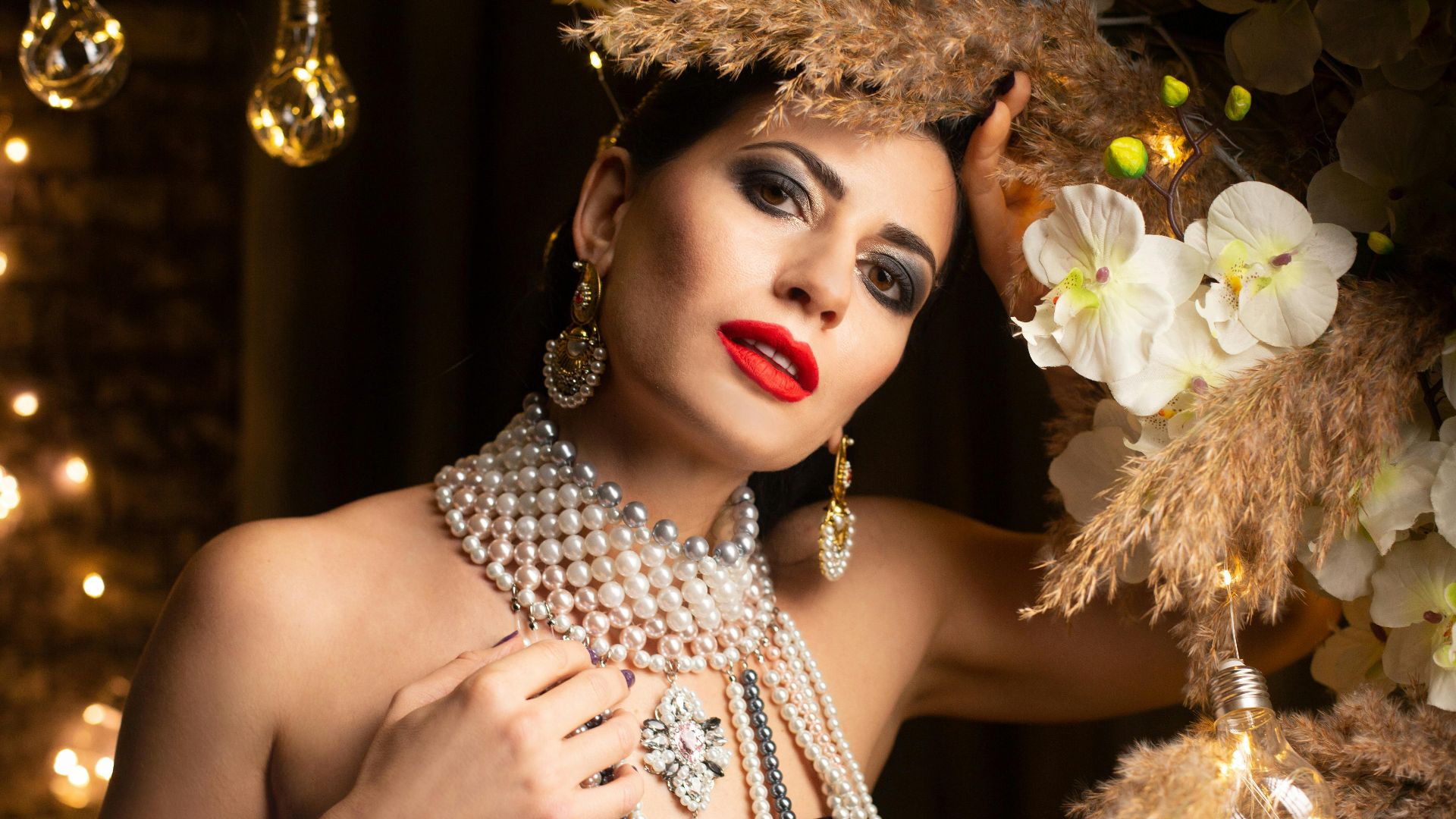 1. Colliers de perles