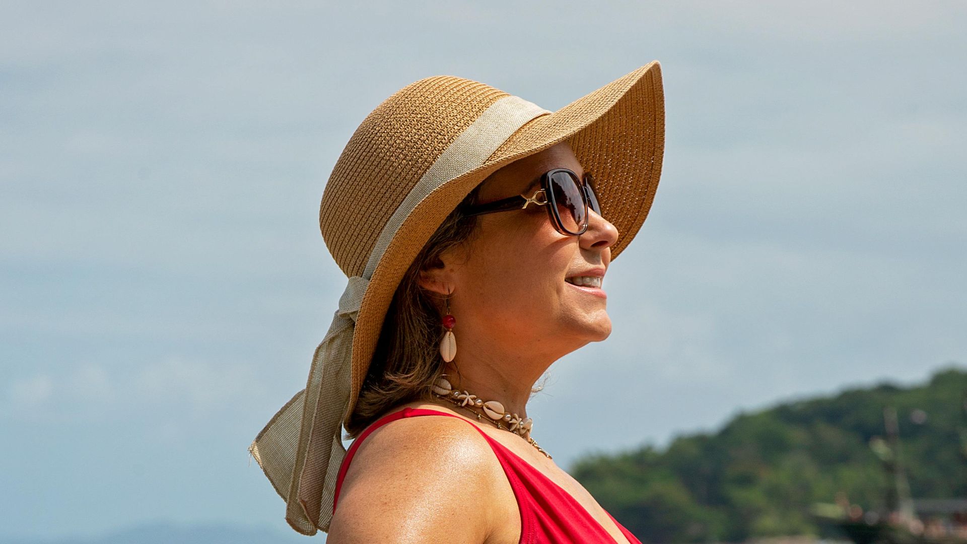 19. Chapeaux de soleil en paille avec ruban