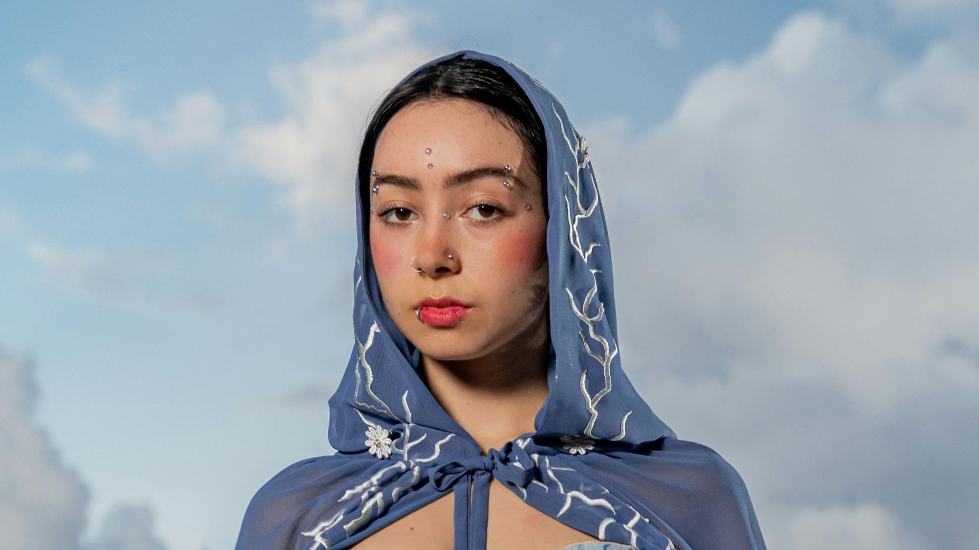 7. Cape en tulle transparent