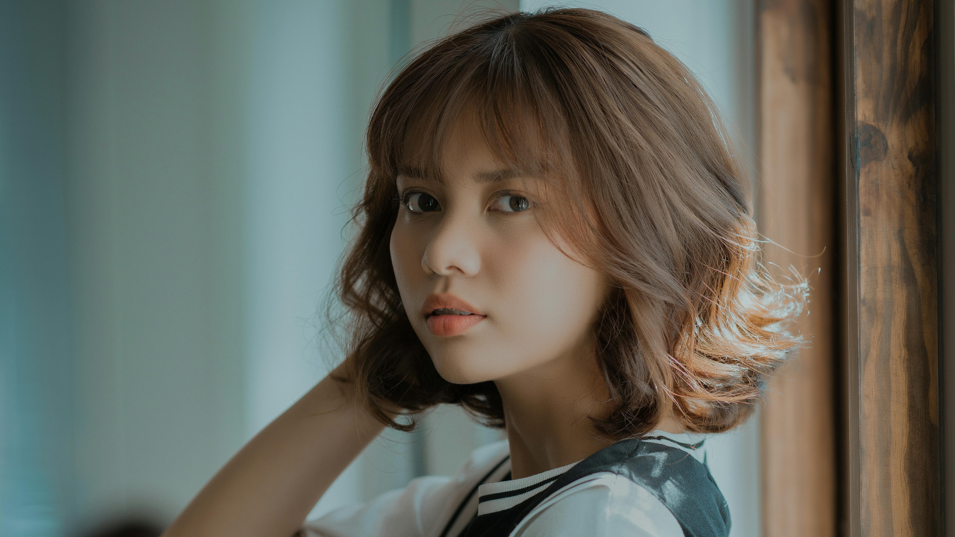 5. Ondulations de la racine à la pointe et bob en ligne