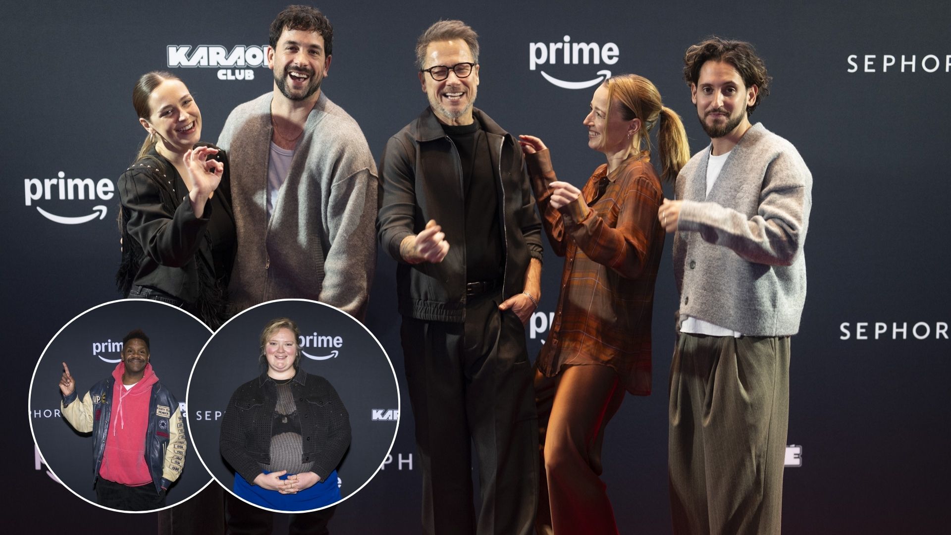 Stéphane Rousseau et les stars sur le tapis rouge de Karaoké Club